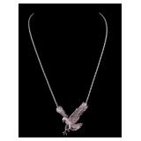 Vintage Sterling Silver Eagle Necklace