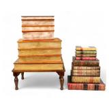 Faux Antique Book Storage Boxes (4)