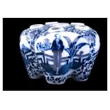 Early Chinese Blue & White Porcelain Tulip Vase