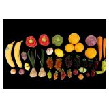 Hand Crafted Ceramic Fruit Vegetables