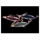 Vintage Mazer Fish Brooch