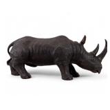 Bronze Rhino Statue / Sculpture
