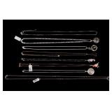 Sterling Silver Necklaces (8) w/ Pendants (7)