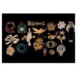 Trifari, Marvela, Coro, Designer Brooches (18)