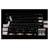 Sterling Chain Necklaces, Bracelet, & Earrings