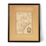 Antique French Map of North America