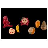 C. El Mex Porcelain / Pottery Sculptural Fruit