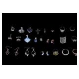 Sterling Silver Pendants, Earrings, & Rings