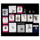 Sterling Silver Collectible Charms (17)
