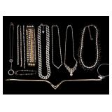 Bendel, Rhinestone, & Gold / Silver Tone Jewelry
