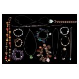 Rhinestone & Bead Necklaces & Bracelets (15)