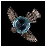 Alfred Philippe Trifari Sterling Bird Brooch