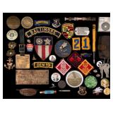 Vintage Patches, Pins, and Badges (40+)