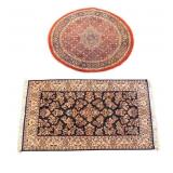 Benares Bidjar Circle Rug & Other Persian Rug