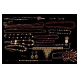 Lia Sophia, Monet, Amber Color & Gold Tone Jewelry