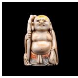 19th C. Japanese Netsuke of Sage / Buddha