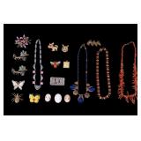 Vintage Coral and Other Jewelry