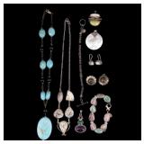 Sterling, M.O.P., & Hardstone Jewelry