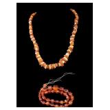 Amber Color Necklaces (2)