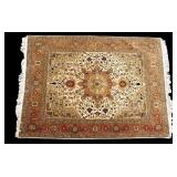 Finely hand-knotted Persian carpet