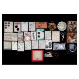 Vintage Buttons, Sewing, and Christmas Ornament