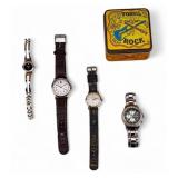 Lord Elgin, Movado, and Fossil Wrist Watches
