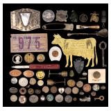 Assorted Dresser Items, Tokens (60+)