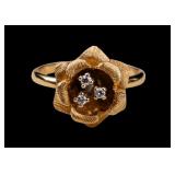 14k Gold Diamond Ring