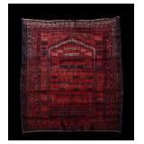 Turkmen Prayer Rug (Size Change ~5