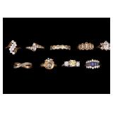 Unisex 925 and Costume Rings