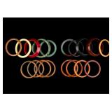 Bakelite, Hardstone, & Other Bangle Bracelets (18)