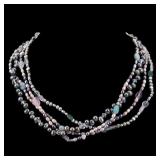 Pearl Rose Quartz Necklace