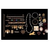 Vintage Jewelry Collection w/ Scarab