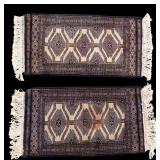 Pair of Identical Bokhara Small Rugs
