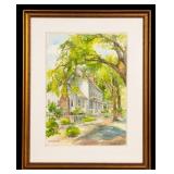 Dimitrious P. Zografos Watercolor of Estate