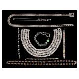 Rhinestone Belt, Tiered Collar Necklace, & More