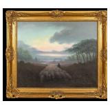 Selhorst Evening Landscape Painting