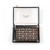 "Ivory Palace" Velvet Purse w/ Zardozi Embroidery