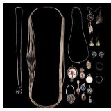 Silver Tone Native American Style & Other Jewelry