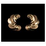 14k Gold Clip On Earrings