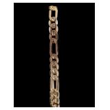 18k Gold Figaro Bracelet