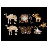 Liztech and Animal Motif Brooches (7)