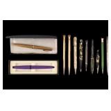 Vintage Pens and Pencils (11) w/ Cross, Others