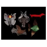 Bakelite and Lucite Brooches