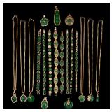 Green Hardstone Cabochon Bracelets & Necklaces Green Hardstone Cabochon Bracelets & Necklaces