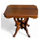Eastlake Walnut Parlor Table Eastlake Walnut Parlor Table
