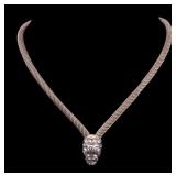 Vintage Sterling Lion Necklace Vintage Sterling Lion Necklace