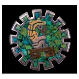 Signed Taxco Sterling Mexican Brooch Signed Taxco Sterling Mexican Brooch