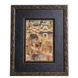19th / 20th Persian Panel Painting of Emperor 19th / 20th Persian Panel Painting of Emperor