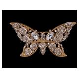 Rare Miriam Haskell Butterfly Brooch Rare Miriam Haskell Butterfly Brooch